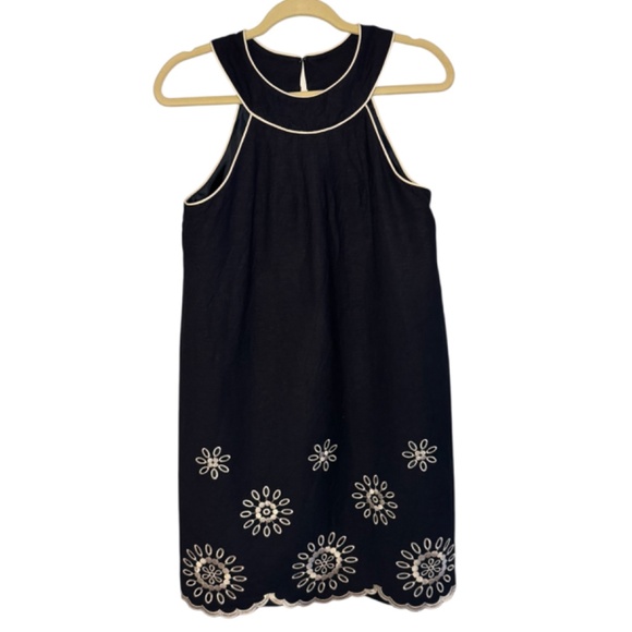 Jessica Howard Petite Black and White Floral Dress - Picture 1 of 6